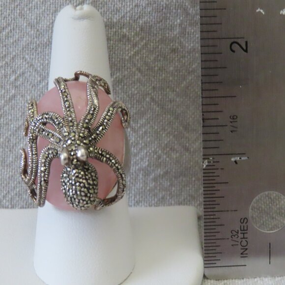 Filagree with stone ring - Picture 2 of 3